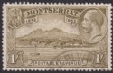 Montserrat 1932 KGV Settlement 1sh Olive-Brown Used* SG91 cat £50