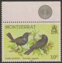 Montserrat 1984 Birds 10c Printed on the Gummed Side Mint SG601a