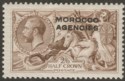 Morocco Agencies British 1917 KGV Seahorse 2sh6d Choc-Brown BW Mint SG53