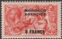 Click for more photos and details Morocco Agencies French 1932 KGV Seahorse 6f Surcharge on 5sh Mint SG201 cat £32