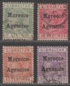 Click for more photos and details Morocco Agencies 1899 QV Overprint on Gibraltar Selection to 50c Used cat £60