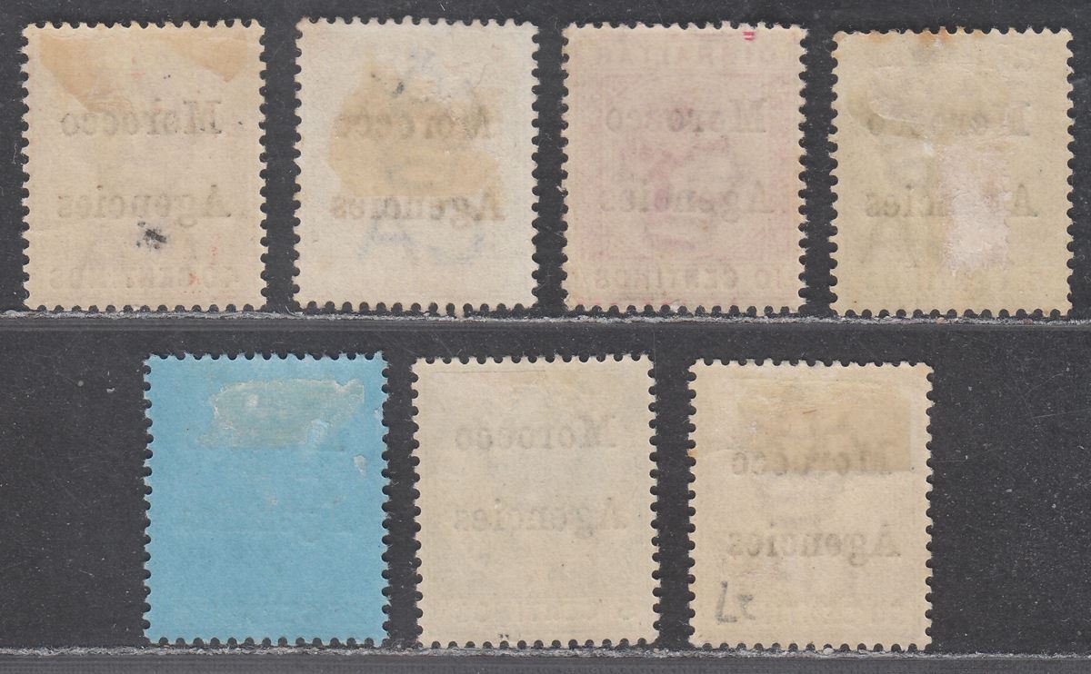 Morocco Agencies 1899-1904 QV-KEVII Overprints on Gibraltar to 50c Mostly Mint
