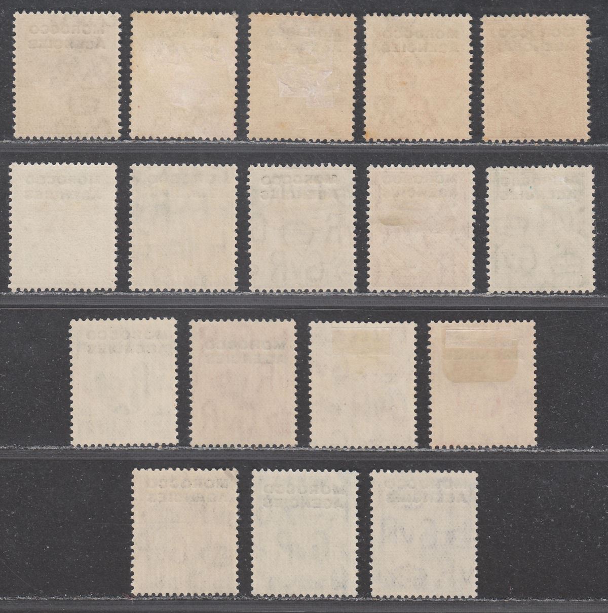 Morocco Agencies 1914-37 King George V British Currency Selection to 1sh Mint