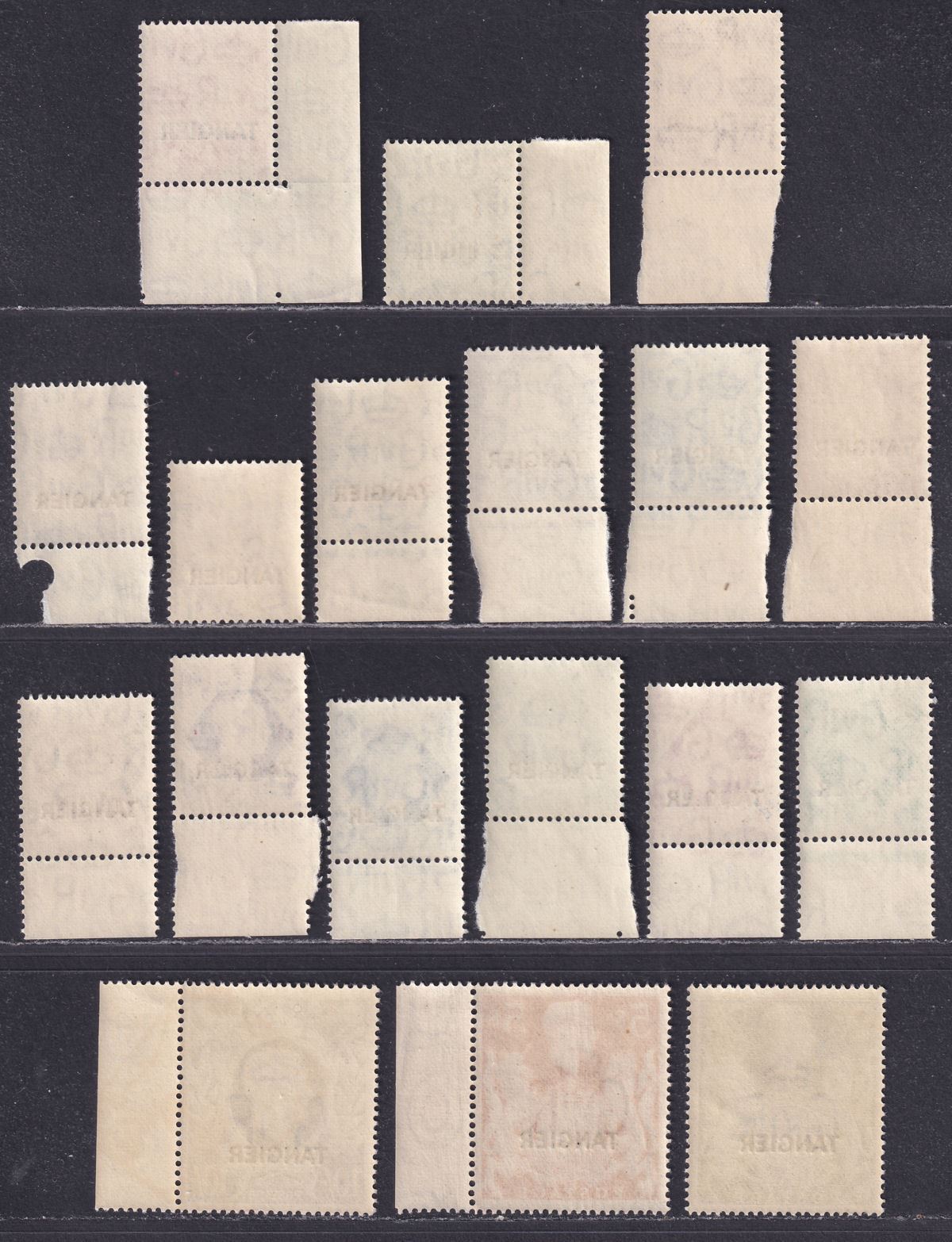 Morocco Agencies Tangier 1949 KGVI Overprint Set UM Mint SG261-275 cat £130+ MNH