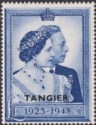 Click for more photos and details Morocco Agencies Tangier 1948 KGVI Silver Wedding £1 Overprint Mint SG256