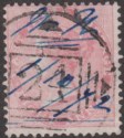 Click for more photos and details India used Muscat 1868 QV 8a Used with Numeral 24 Postmark Gwadur SG Unlisted