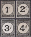 Northern Rhodesia 1929-52 KGV Postage Due Set Mint