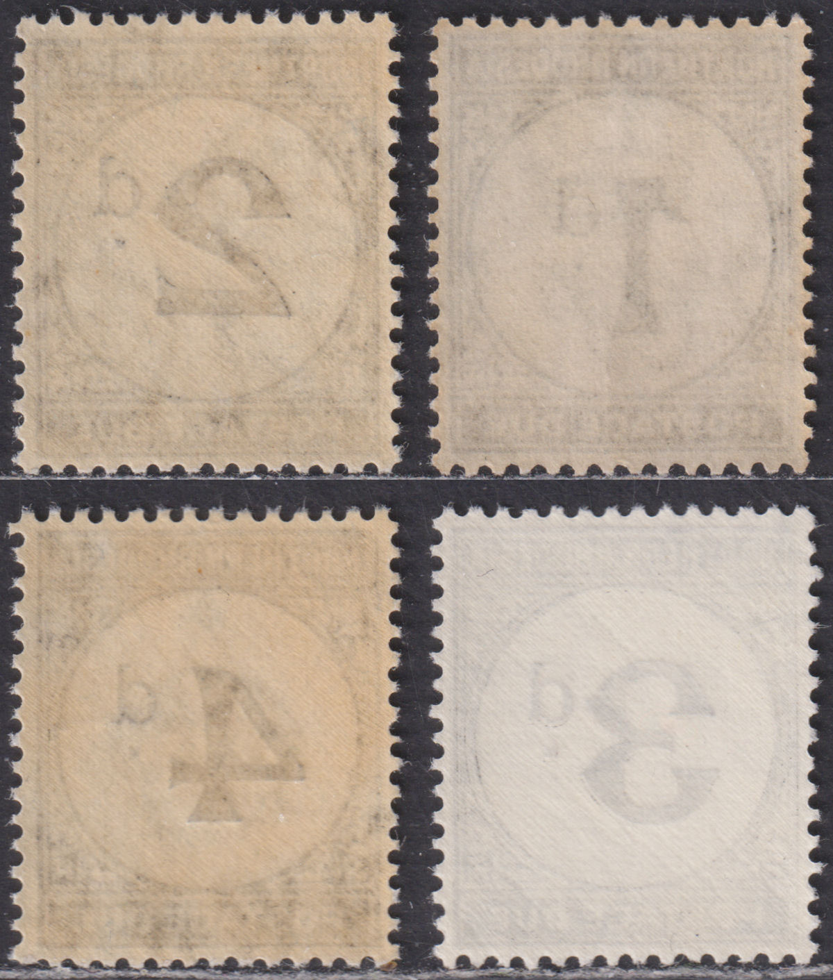 Northern Rhodesia 1929-52 KGV Postage Due Set Mint