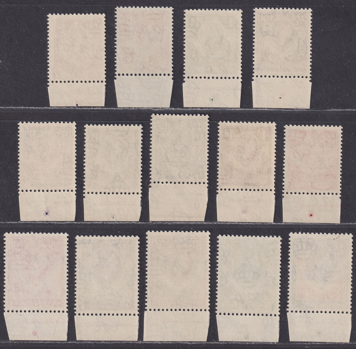Northern Rhodesia 1953 Queen Elizabeth II Imprint Set UM Mint SG61-74 cat £100