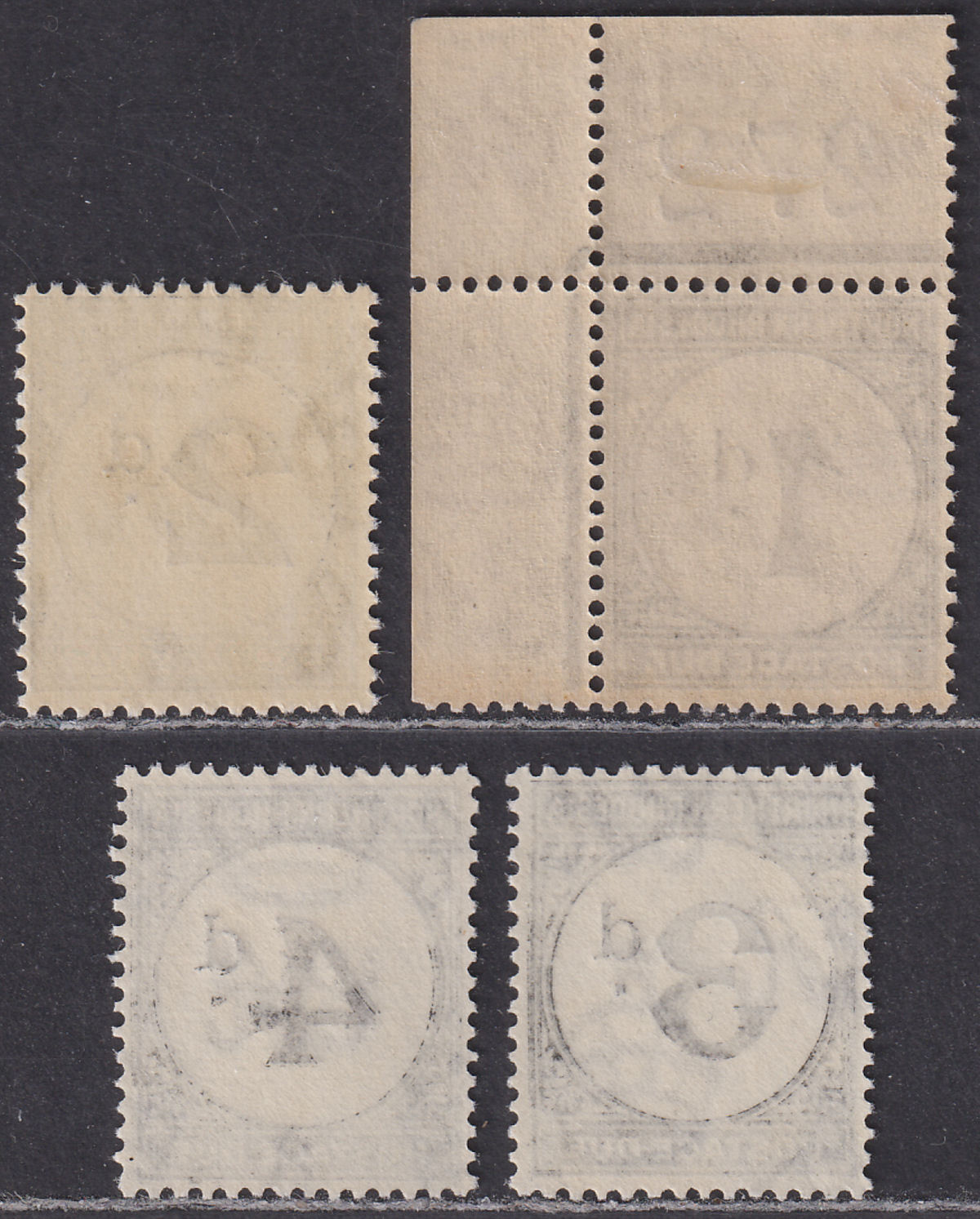 Northern Rhodesia 1929 KGV Postage Due Set Mint SG D1-D4 cat £29