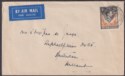 Click for more photos and details Northern Rhodesia 1948 KGVI 1sh Used on Airmail Cover RIDGEWAY to Amsterdam