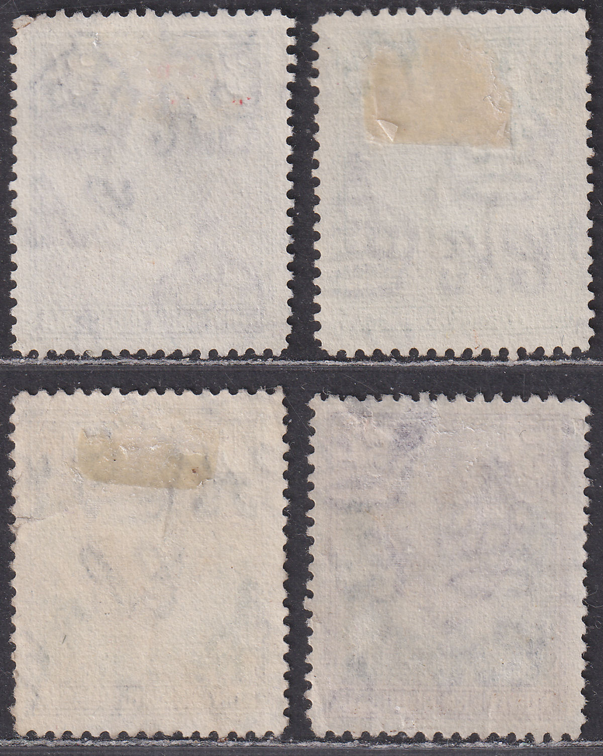 Northern Rhodesia 1938 King George VI 2sh6d, 3sh, 5sh, 10sh Used SG41-44 cat £90