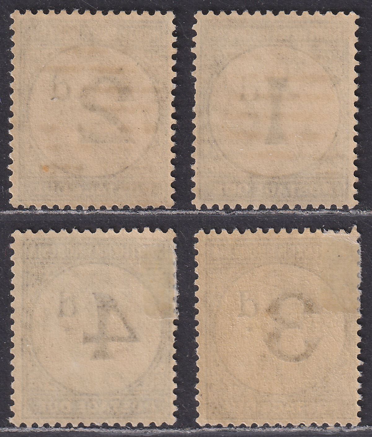 Northern Rhodesia 1929 KGV Postage Due Set Mint SG D1-D4 cat £29