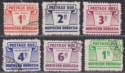 Click for more photos and details Northern Rhodesia 1963 QEII Postage Due Set CTO Used SG D5-D10 cat £120
