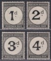 Click for more photos and details Northern Rhodesia 1929 KGV Postage Due Set Mint SG D1-D4 cat £29
