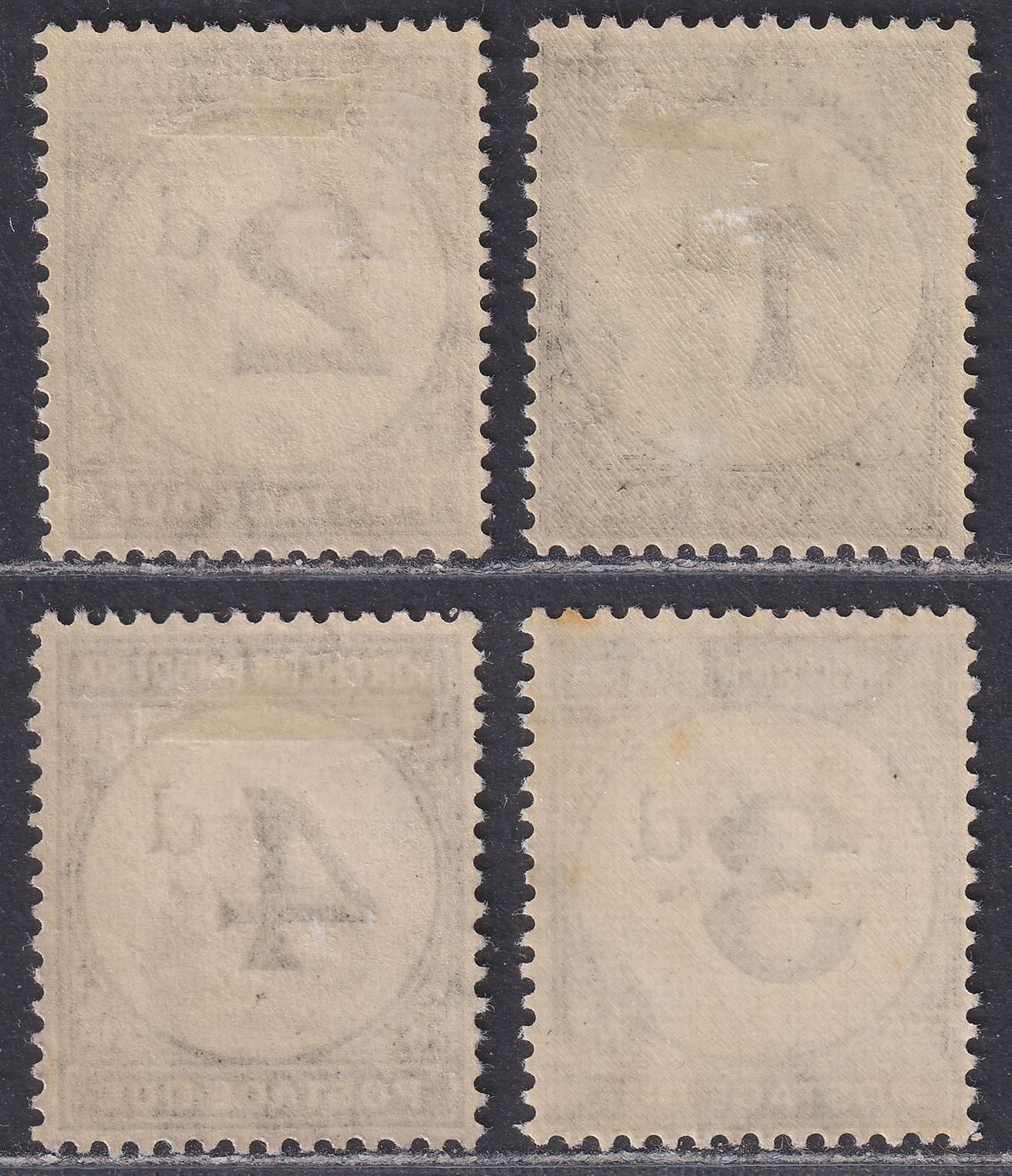 Northern Rhodesia 1929 KGV Postage Due Set Mint SG D1-D4 cat £29