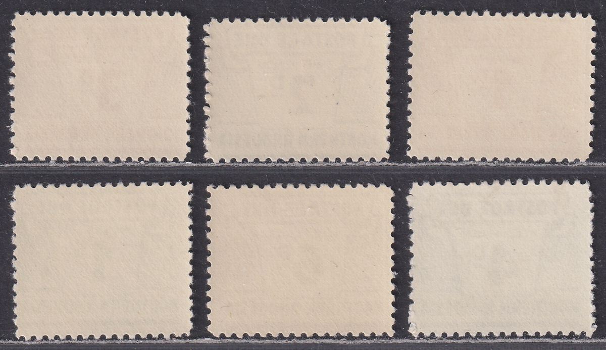 Northern Rhodesia 1963 QEII Postage Due Set Mint SG D5-D10 cat £35