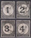 Click for more photos and details Northern Rhodesia 1929 KGV Postage Due Set Used SG D1-D4 cat £75