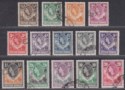Northern Rhodesia 1953 Queen Elizabeth II Set Used SG61-74 cat £110