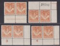 Northern Rhodesia 1941 KGVI 1½d Yellow-Brown Sheet No Pairs Mint SG30