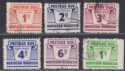 Northern Rhodesia 1963 QEII Postage Due Set CTO Used SG D5-D10 cat £120