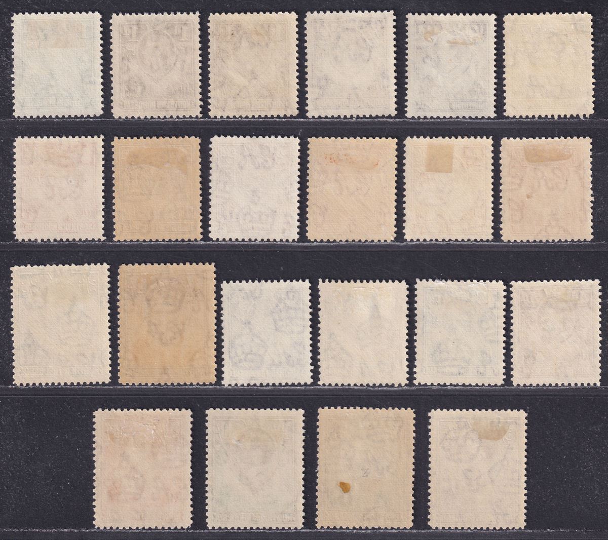 Northern Rhodesia 1938-52 King George VI Part Set to 20sh Mint cat £200