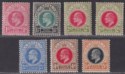 Natal 1902-03 King Edward VII Part Set to 5d Mint
