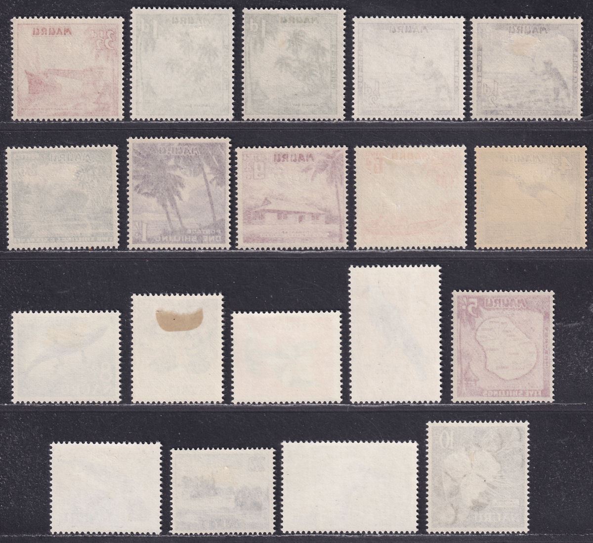 Nauru 1954-65 Queen Elizabeth II Sets Mint cat £27