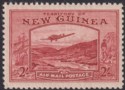 New Guinea 1939 KGVI Bulolo Airmail 2sh Dull Lake Mint SG222 cat £90