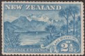 Click for more photos and details New Zealand 1898 Queen Victoria Lake Wakatipu 2½d Blue Mint SG250 cat £50