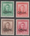 Click for more photos and details New Zealand 1938-47 KGVI Official Overprint Selection to 6d Mint cat £130