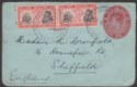 Click for more photos and details New Zealand 1940 KGVI 1d x2 on 1d PS Lettercard Piece Used BURNHAM MILITARY CAMP