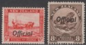 Click for more photos and details New Zealand 1937-42 KGVI Official Overprint 6d, 8d Mint SG O127-O128 cat £60