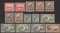 Click for more photos and details New Zealand 1936 KGV-KGVI Part Set to 3sh with Perf + Shade Varieties Mint
