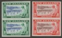 Click for more photos and details New Zealand 1951 KGVI Health Camp Stamps Vertical Proof Pairs SG696P SG697P