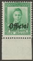 Click for more photos and details New Zealand 1941 KGVI 1d Green Official Mint SG O137