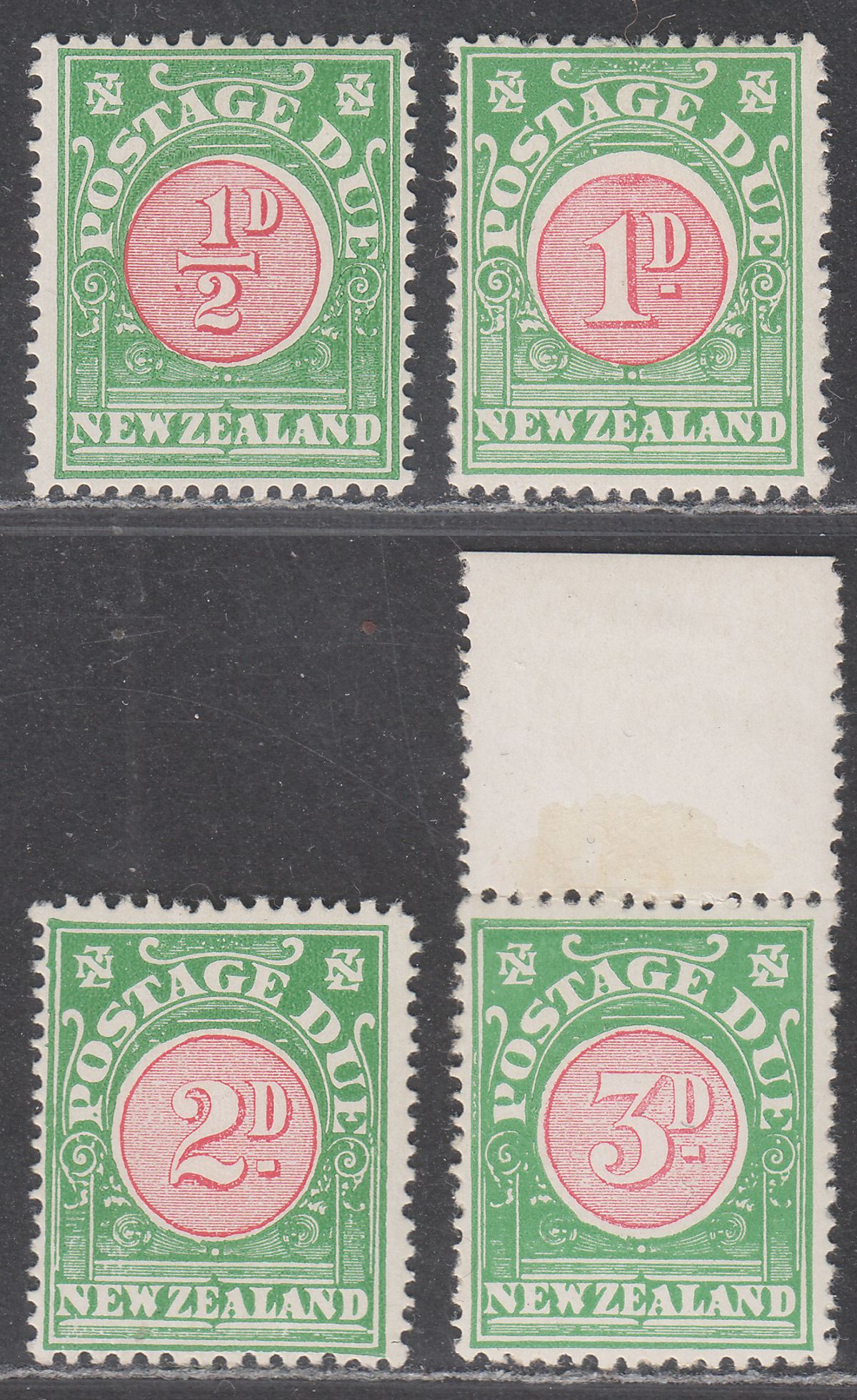 New Zealand 1937 KGVI Postage Due Mint Set SG D37-D40 cat £160