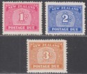 Click for more photos and details New Zealand 1939-45 KGVI Postage Dues Mint SG D42 D43 D47a