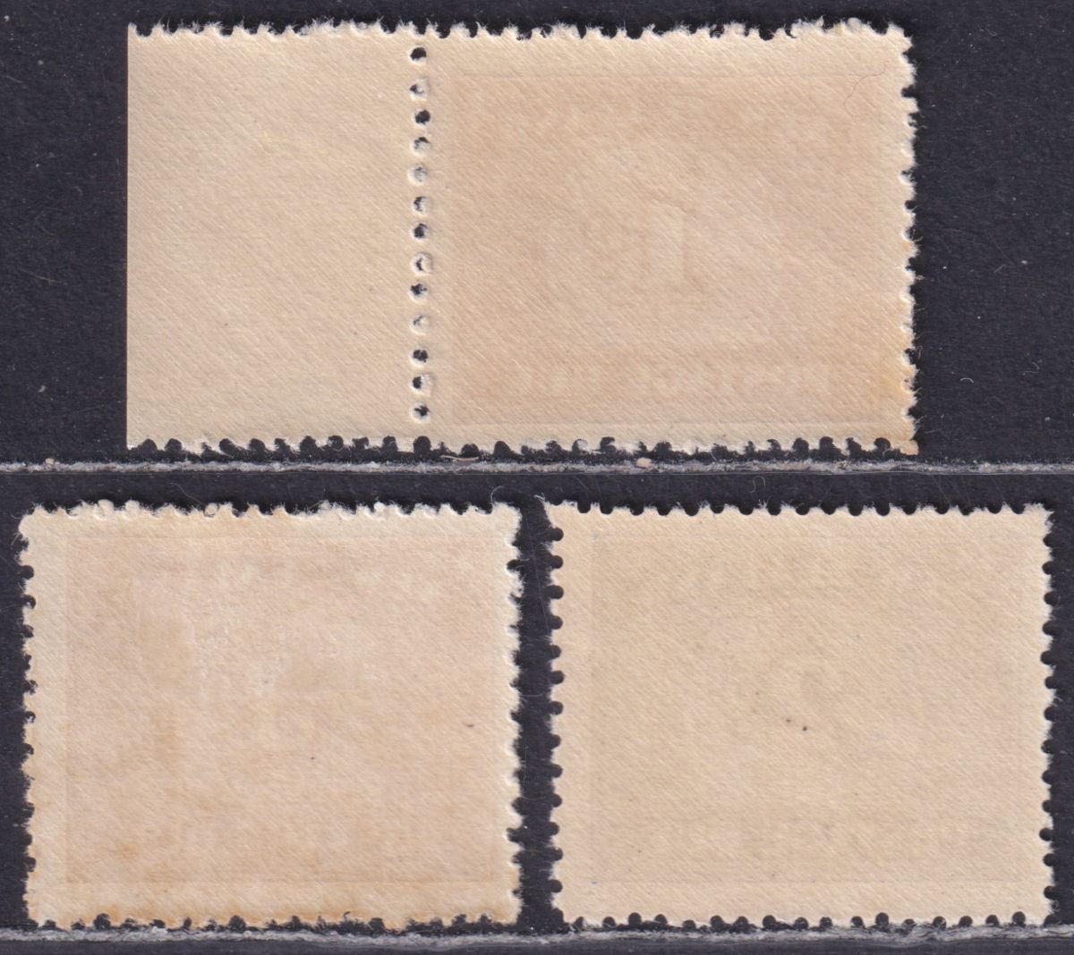 New Zealand 1949 KGVI Postage Due 1d 2d UM + 3d Mounted Mint SG D45-D47aw c£35