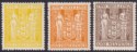 New Zealand 1931 KGV Postal Fiscal 1sh3d Lemon + Yellow + 2sh6d Mint SG F145-147