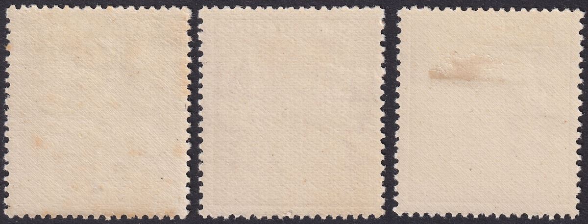 New Zealand 1931 KGV Postal Fiscal 1sh3d Lemon + Yellow + 2sh6d Mint SG F145-147