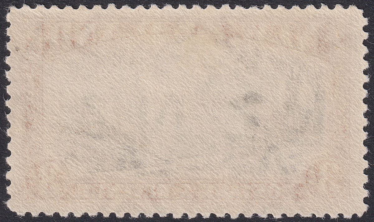 New Zealand 1941 KGVI Mount Egmont 3sh Choc + Yellow-Brown p12½ Mint SG590b c£95