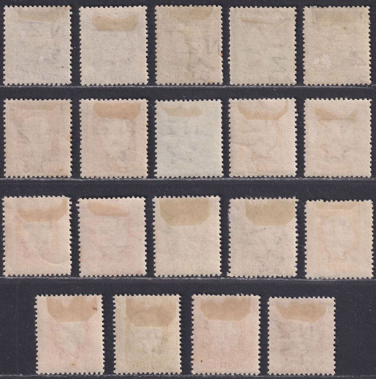 New Zealand 1915-30 King George V Part Set to 1sh Mint