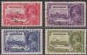 Click for more photos and details Newfoundland 1935 KGV Silver Jubilee Used Set SG250-253 cat £40