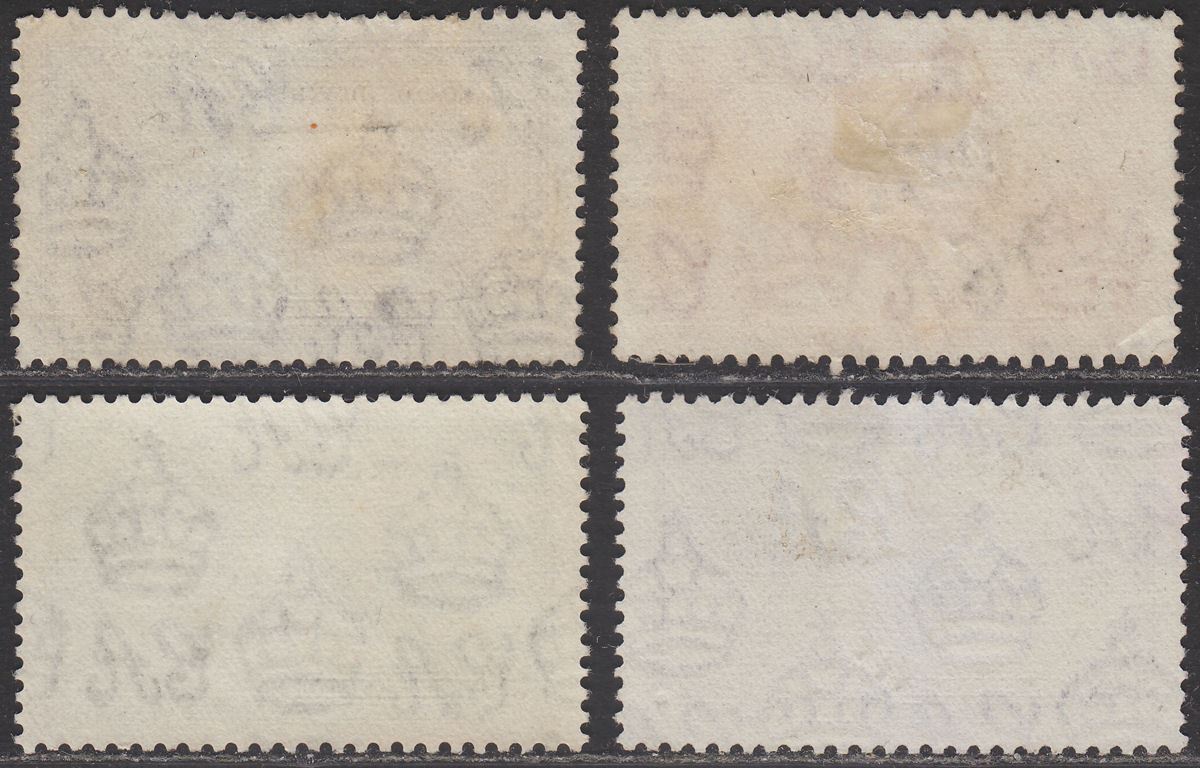 Newfoundland 1935 KGV Silver Jubilee Used Set SG250-253 cat £40