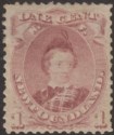 Click for more photos and details Newfoundland 1871 QV Prince of Wales 1c Brown-Purple Mint SG35 cat £150