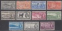 Click for more photos and details Newfoundland 1937 KGVI Additional Coronation Issue Set Used SG257-267 cat £50