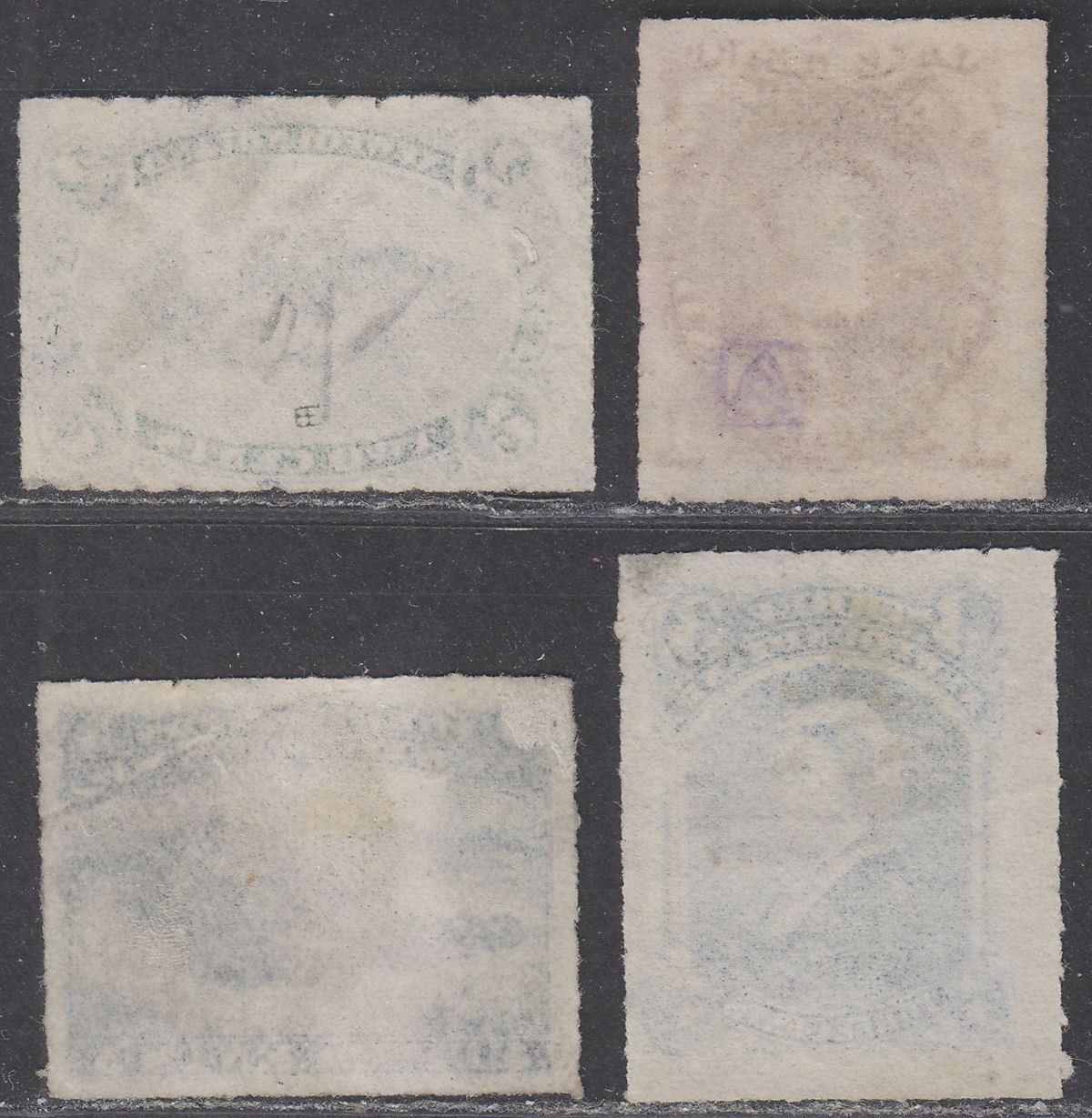 Newfoundland 1876-79 QV Rouletted 1c, 2c, 3c, 5c Used SG40-43 cat £120