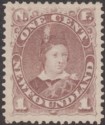 Click for more photos and details Newfoundland 1880 QV Prince of Wales 1c Dull Brown Mint SG44a cat £60