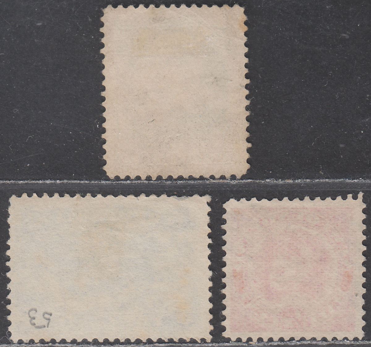 Newfoundland 1880-87 Queen Victoria Selection Used SG47 SG49 SG53